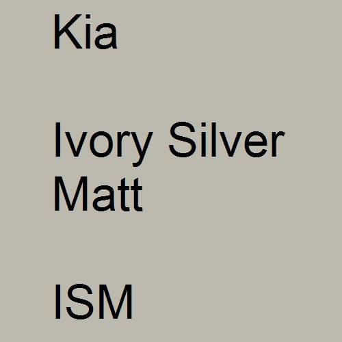 Kia, Ivory Silver Matt, ISM.